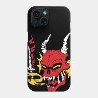 the devil hellfire Phone Case