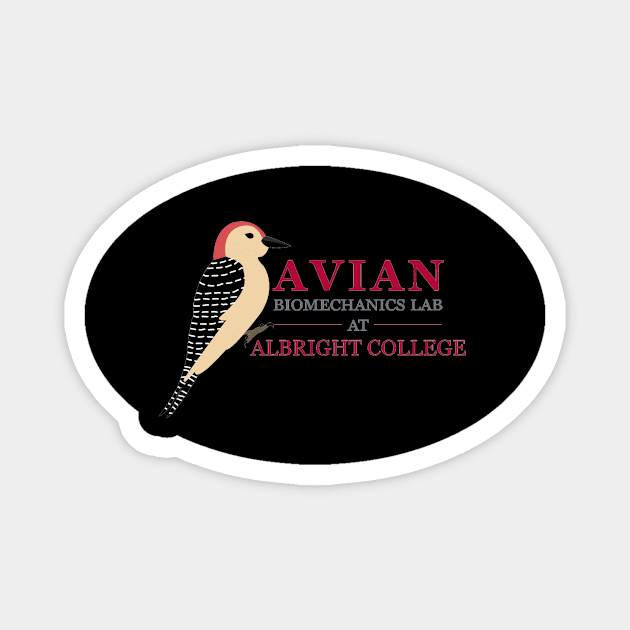 Black logo Magnet by Ornithanatomist