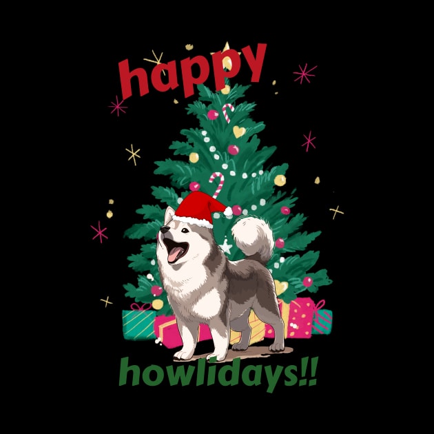 Happy Husky Howlidays! by XanderWitch Creative