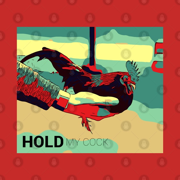 Hold my cock by Birdbox