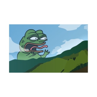 Screaming Mountain Song Rare Pepe Meme T-Shirt