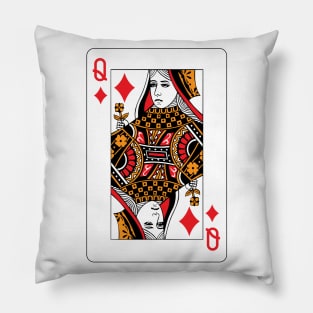 Queen of Diamonds Pillow