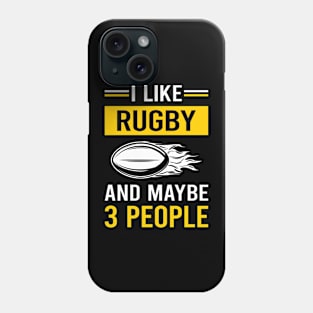 3 People Rugby Phone Case