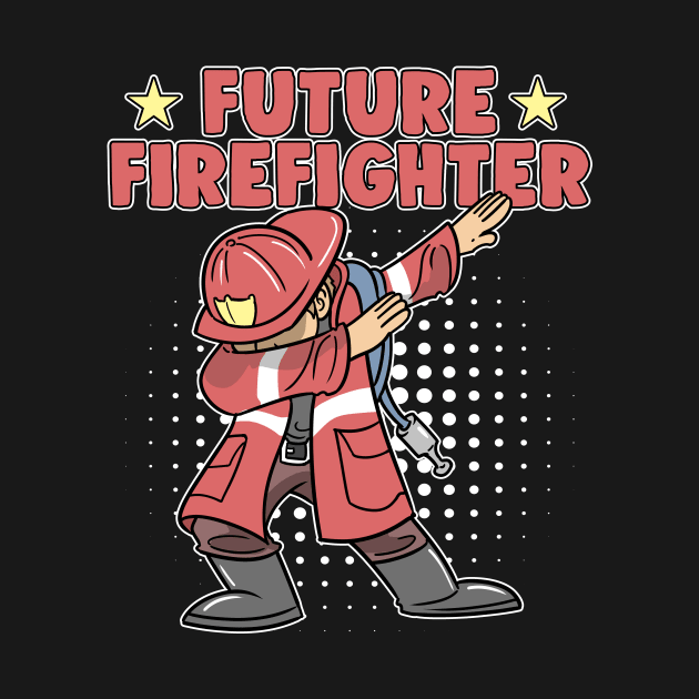 Dabbing Future Firefighter Fireman for Kids Boys by ModernMode