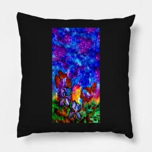 Monarchs at Sunset Pillow