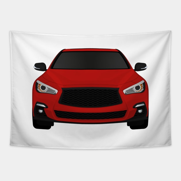Q50 Red Tapestry by VENZ0LIC