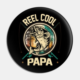 Reel Cool Papa Fishing Gift Pin