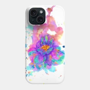 Stylized Watercolor Flower Phone Case