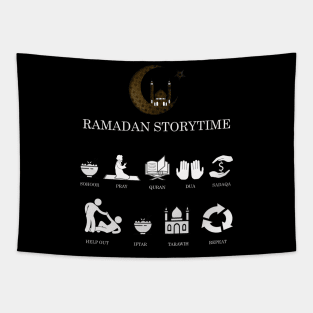 Ramadan Story time Fasting Ramadan Mubarak Tapestry