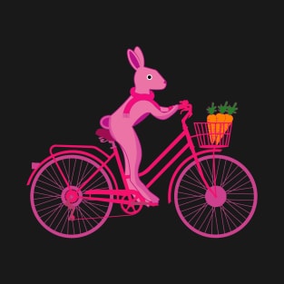 rabbit biker,rabbit biker,bicycle,cyclist,bicycle rider,bike,mountain bike T-Shirt