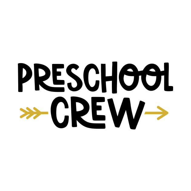 Preschool Crew Funny Back to School Kids by ThreadSupreme