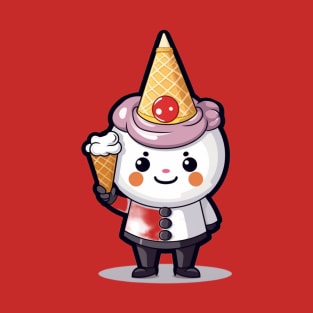 kawaii ice cream cone junk food T-Shirt cute  funny T-Shirt