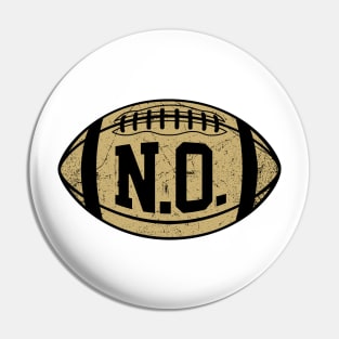 NO Retro Football - White Pin