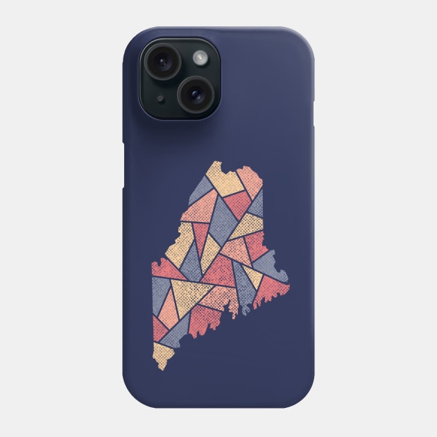 Maine Mosaic - Harbor Dawn Phone Case by dSyndicate