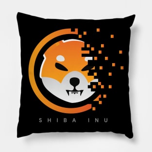 Shiba Inu - Crypto Token Coin - $SHIB - Digital Matrix Pillow