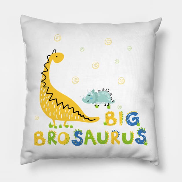 Promoted to Big brother 2021 announcing pregnancy Dinosaur Pillow by alpmedia