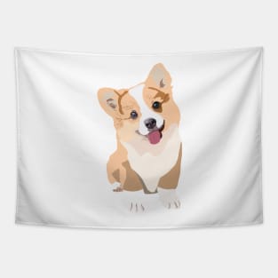 Corgi Puppy Tapestry