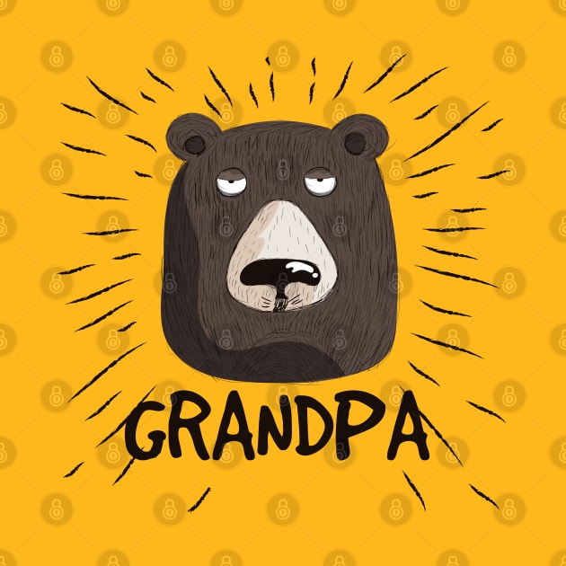 Grandpa Bear Funny Humor by creative