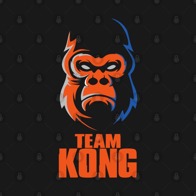 Godzilla vs Kong - Official Team Kong King by Pannolinno