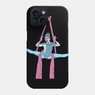 Trapeze Artist - Female Aerial Silk - Circus Performance Phone Case