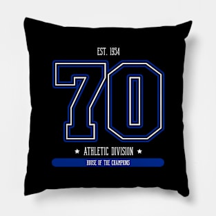 70th Birthday Pillow