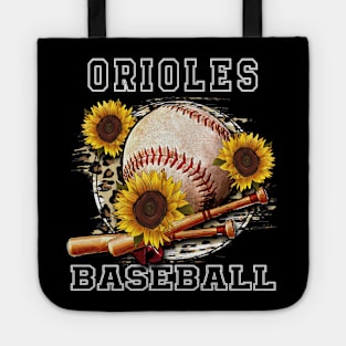 Awesome Baseball Name Orioles Proud Team Flowers Tote