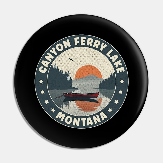 Canyon Ferry Lake Montana Sunset Pin by turtlestart