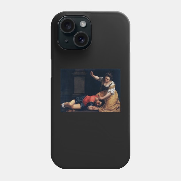 Jael and Sisera, Artemisia Gentileschi, 1620 Phone Case by nickedenholm