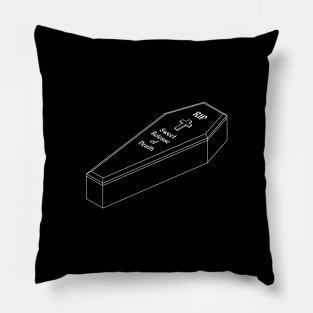 Toe Pincher Coffin Pillow