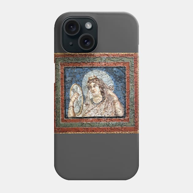 Roman Empress with mirror Phone Case by Mosaicblues