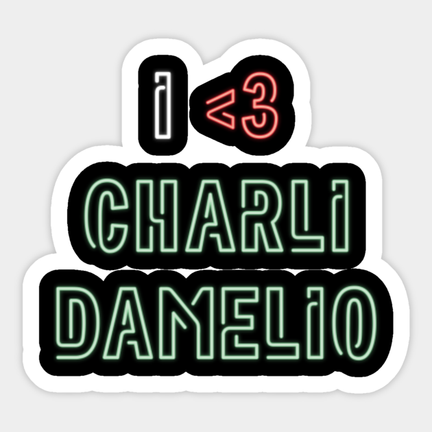 I Love Charli D Amelio Tik Tok Star Charli Damelio Sticker Teepublic Looking for charli d'amelio stickers? i love charli d amelio tik tok star