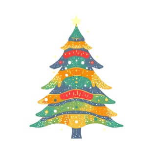 Colorful Christmas Tree - Colorful Celebration T-Shirt