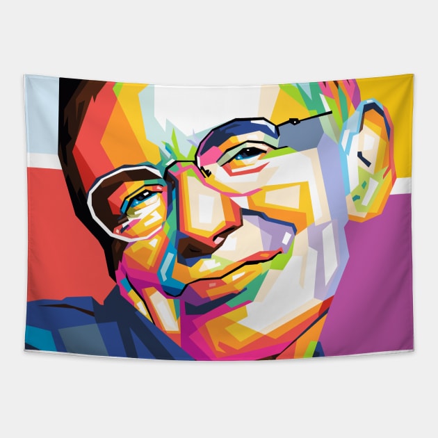 Stephen Hawking Tapestry by Wijaya6661