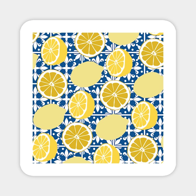 Mediterranean lemons IV Magnet by hamptonstyle