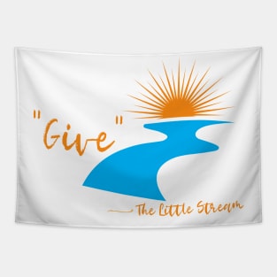 Give Said the Little Stream Tapestry