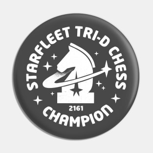 Tri-D Chess Champion Pin