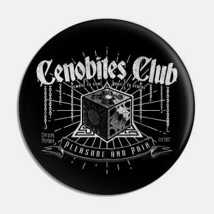 Cenobites Club (White) Pin