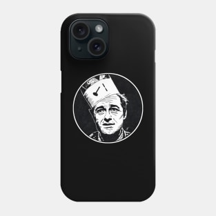 WALTER PAISLEY - A Bucket of Blood (Circle Black and White) Phone Case