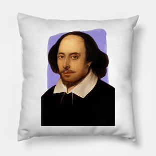 English Playwright William Shakespeare illustration Pillow