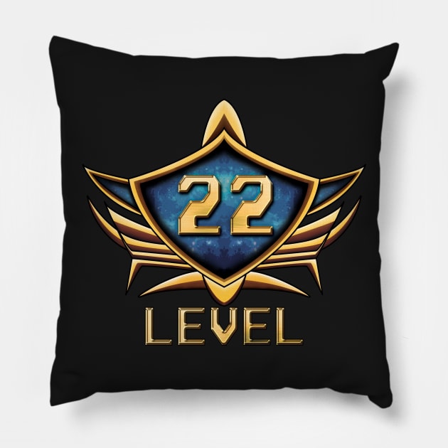 Level 22 Pillow by PaunLiviu