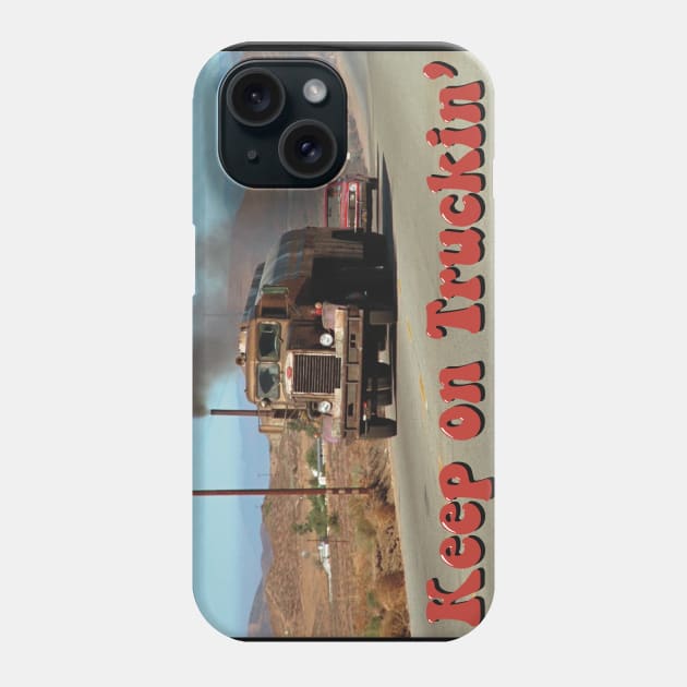 Keep on Truckin Duel Phone Case by @johnnehill