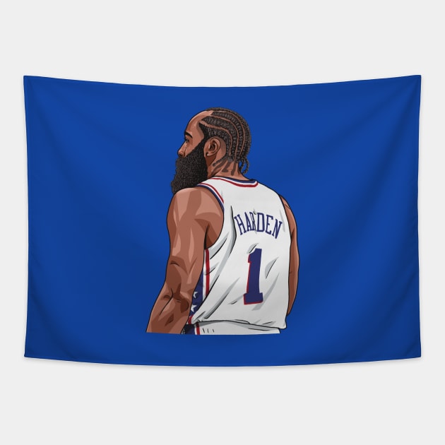 James Harden Tapestry by Ades_194