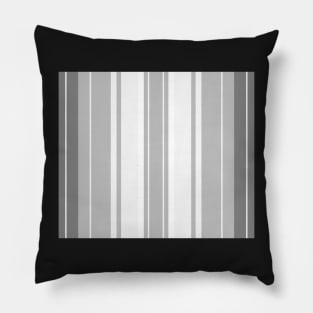 Strips - gray and white. Pillow