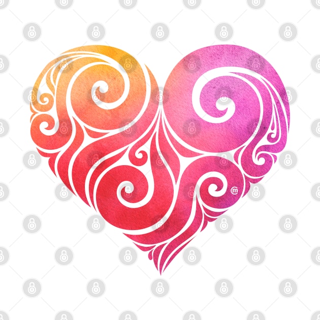 Swirly Heart by CarolinaMatthes