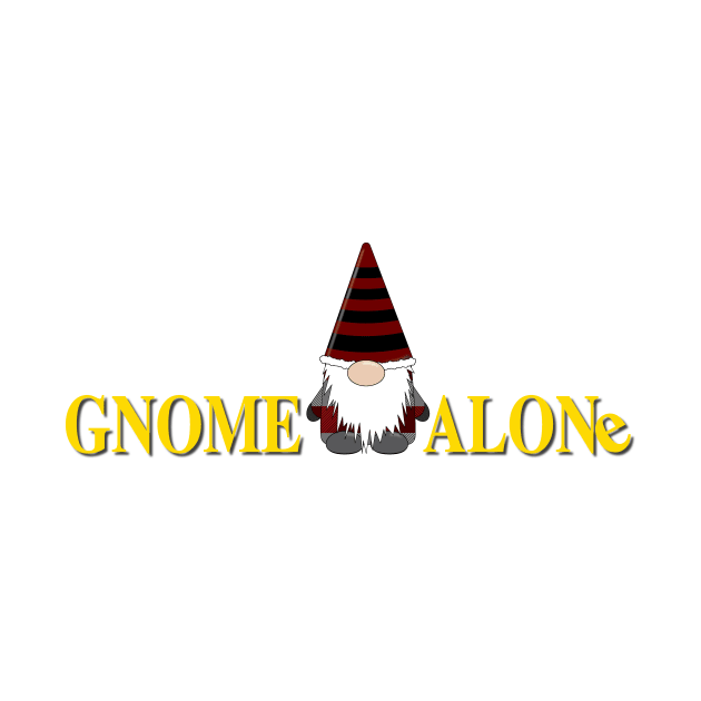 Gnome Alone Christmas Funny Holiday Elves by KevinWillms1