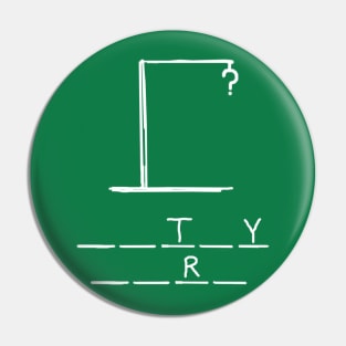 Paddleton Hangman Mystery Shirt Pin