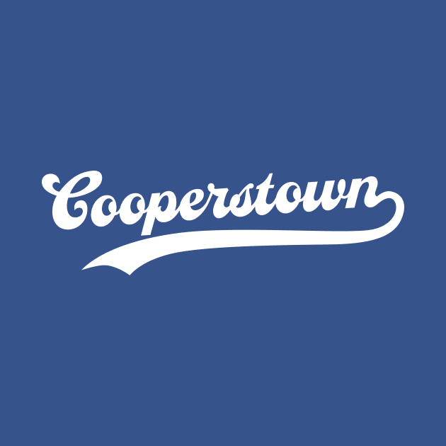 Cooperstown New York Vacation Baseball by PodDesignShop