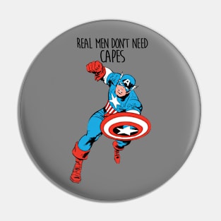 CAP - Real men Pin