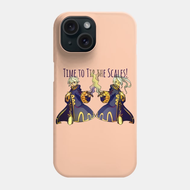 Time to Tip the Scales (Redrawn) Phone Case by pretzelsnake