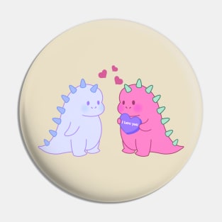 Dino Love Pin